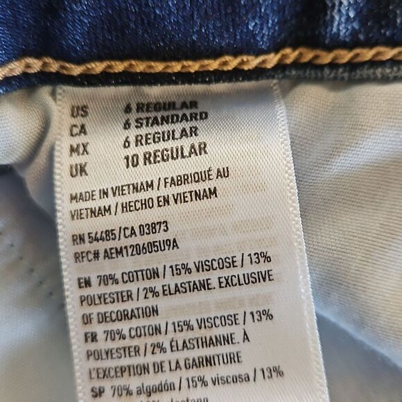 American Eagle Outfitters Dark Blue Skinny Jeans - Picture 9 of 9